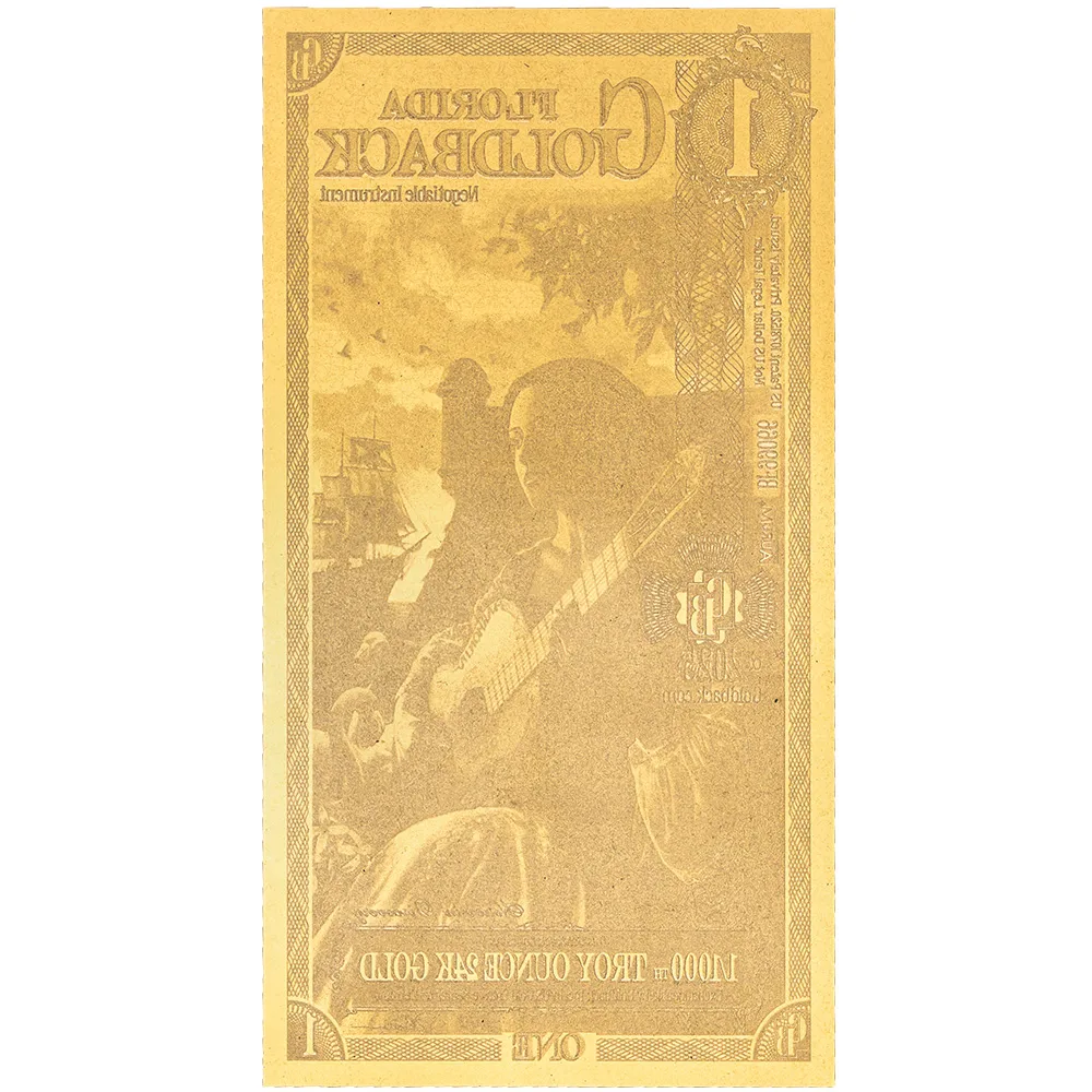 1 Florida Goldback - Aurum Gold Foil Note (24k)
