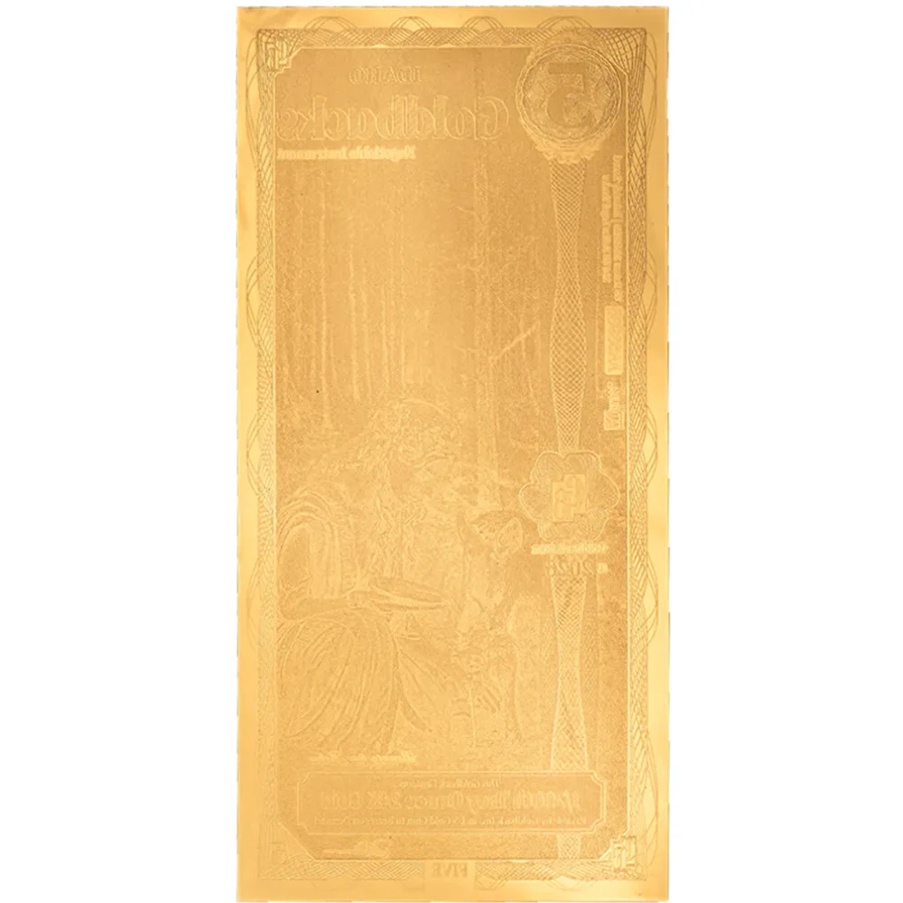 5 Idaho Goldback - Aurum Gold Foil Note (24k)