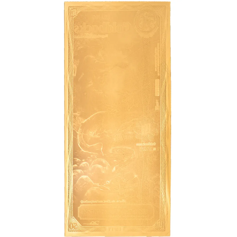 50 Idaho Goldback - Aurum Gold Foil Note (24k)