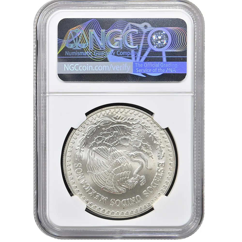 1996 Mexico 1 oz Silver Libertad NGC MS 64