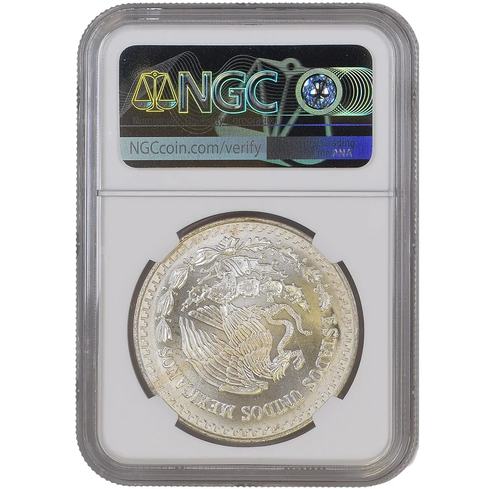 1998 Mexico 1 oz Silver Libertad NGC MS 66