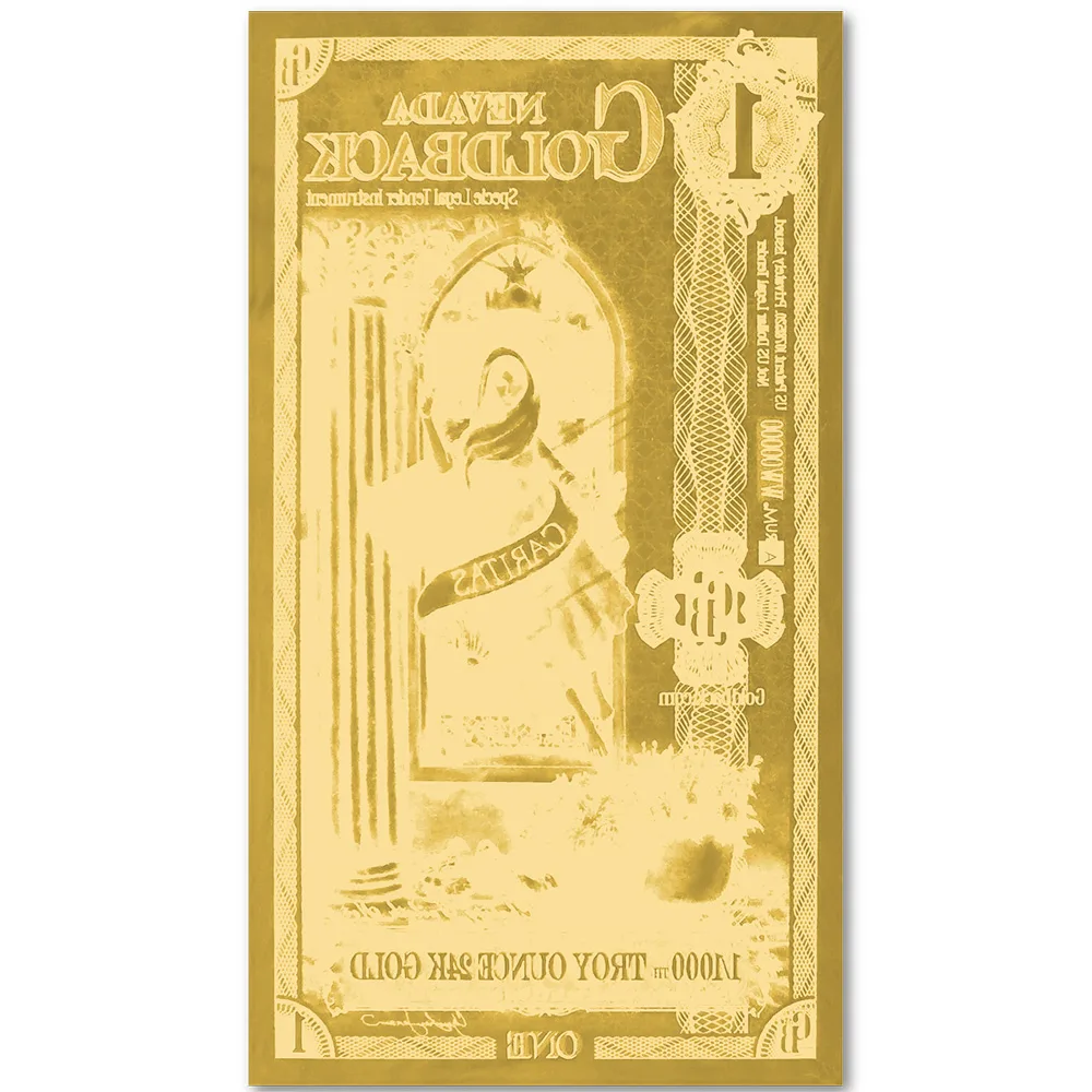 1 Nevada Goldback - Aurum Gold Foil Note (24k)