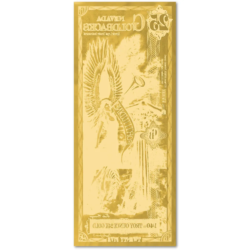 25 Nevada Goldback - Aurum Gold Foil Note (24k)