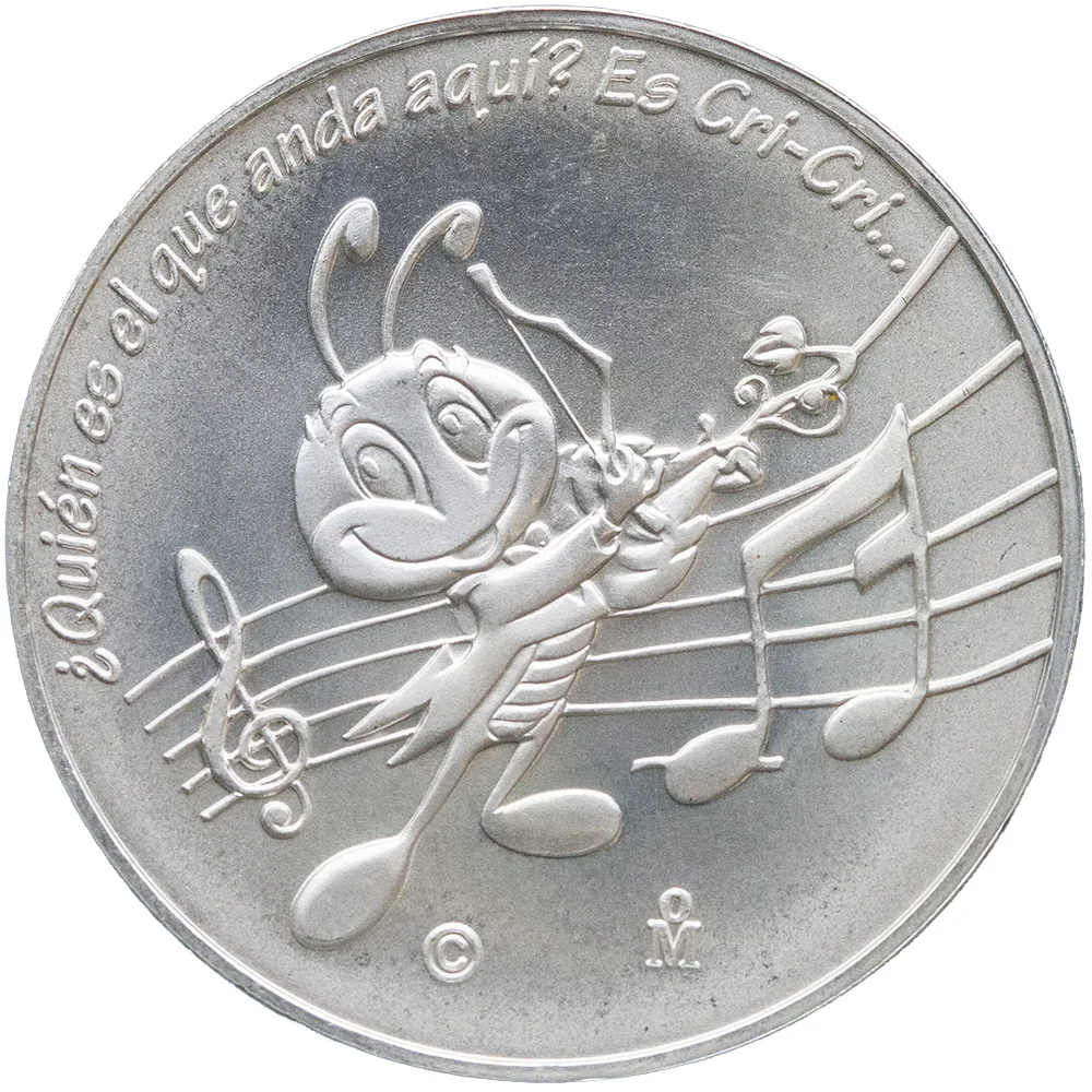 2003 Mexico “Negrito Sandía” Cri-Cri 1 oz Silver Round .999