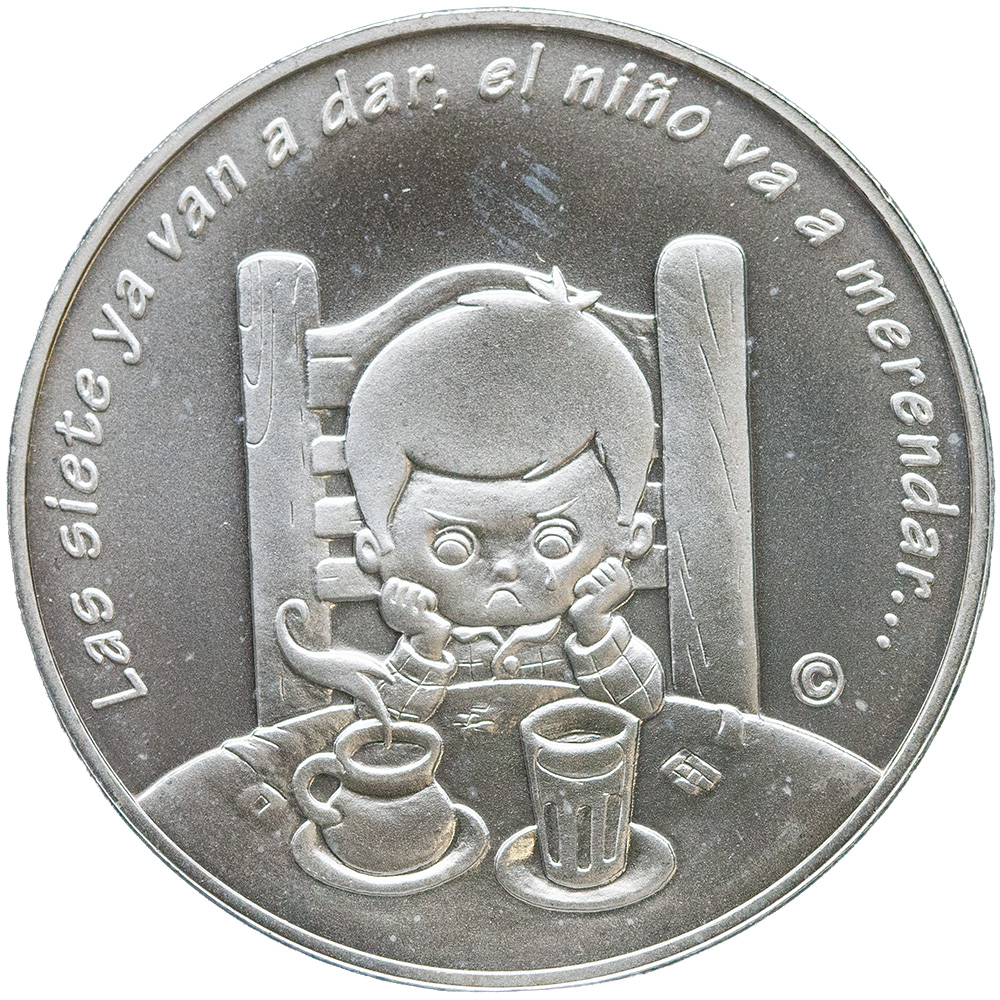 2003 Mexico “La Merienda” Cri-Cri 1 oz Silver Round .999