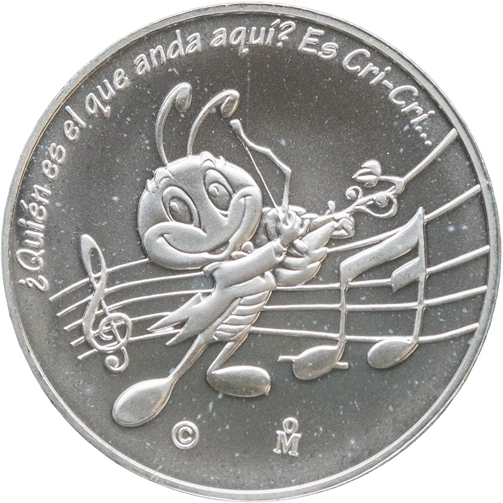 2003 Mexico “La Merienda” Cri-Cri 1 oz Silver Round .999
