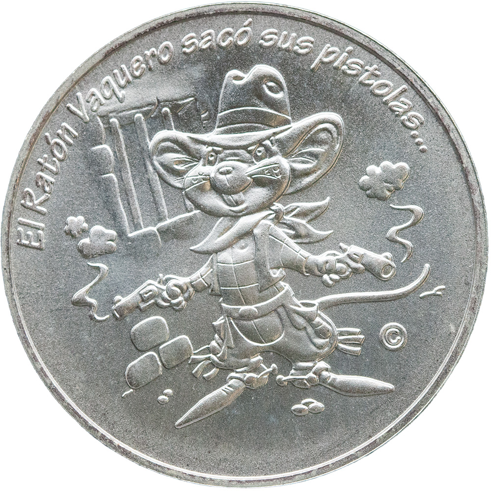 2003 Mexico “El Ratón Vaquero” Cri-Cri 1 oz Silver Round .999