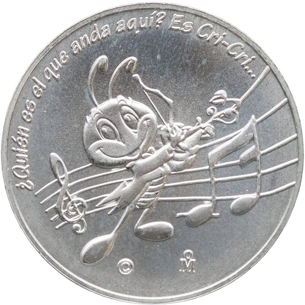 2003 Mexico “El Ratón Vaquero” Cri-Cri 1 oz Silver Round .999