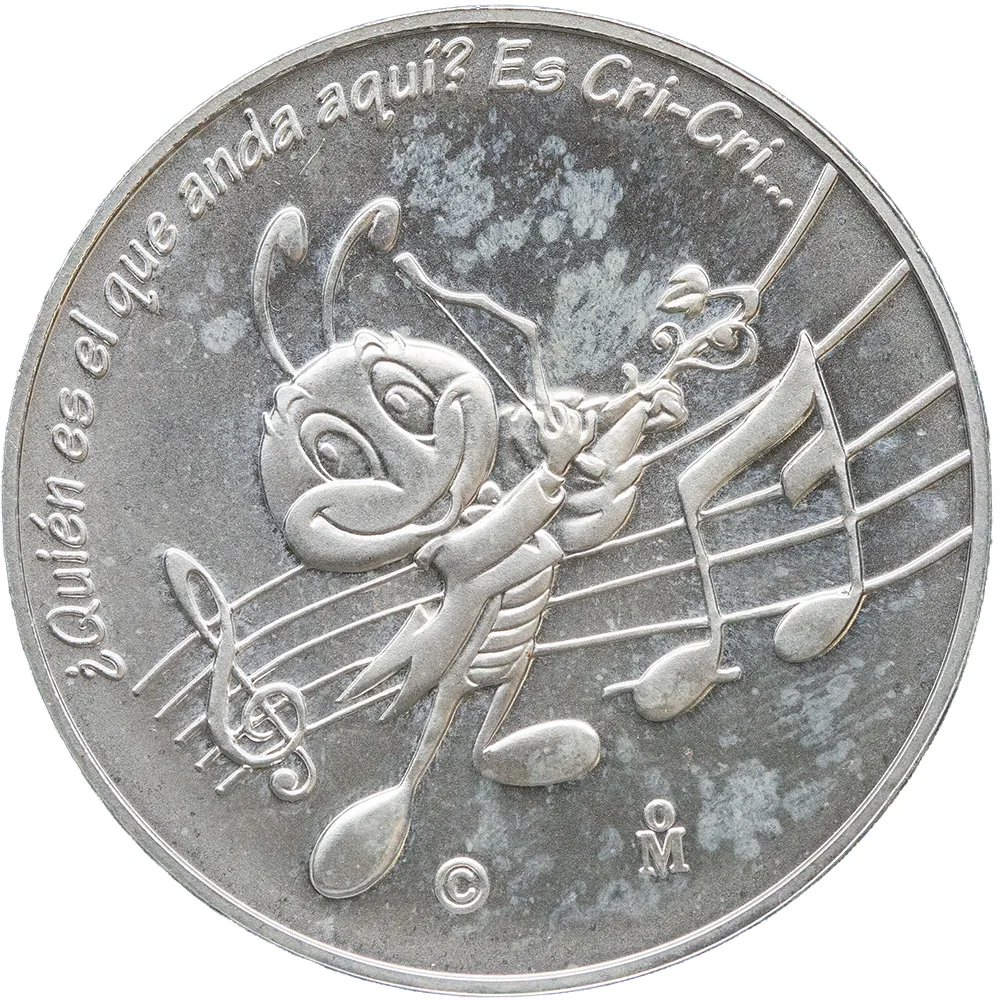 2003 Mexico “La Muñeca Fea” Cri-Cri 1 oz Silver Round .999