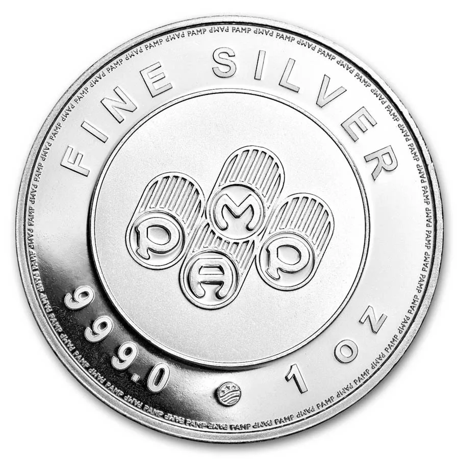 1 oz Silver Round PAMP Buffalo