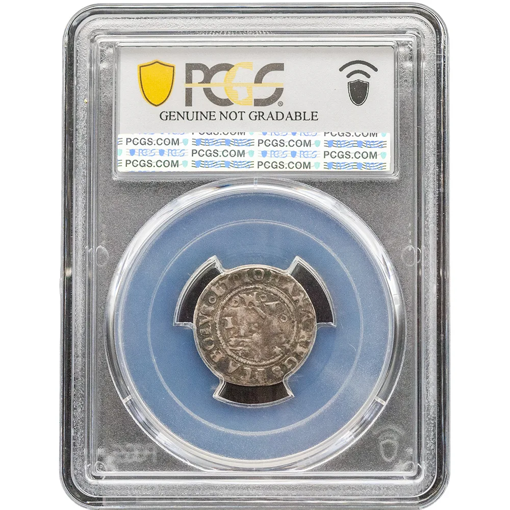 1552 Mexico 1/2 Real Carlos & Johanna PCGS Fine Detail