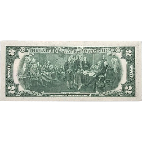 1976 $2 Federal Reserve Note First Day of Issue with Stamp - Image 2