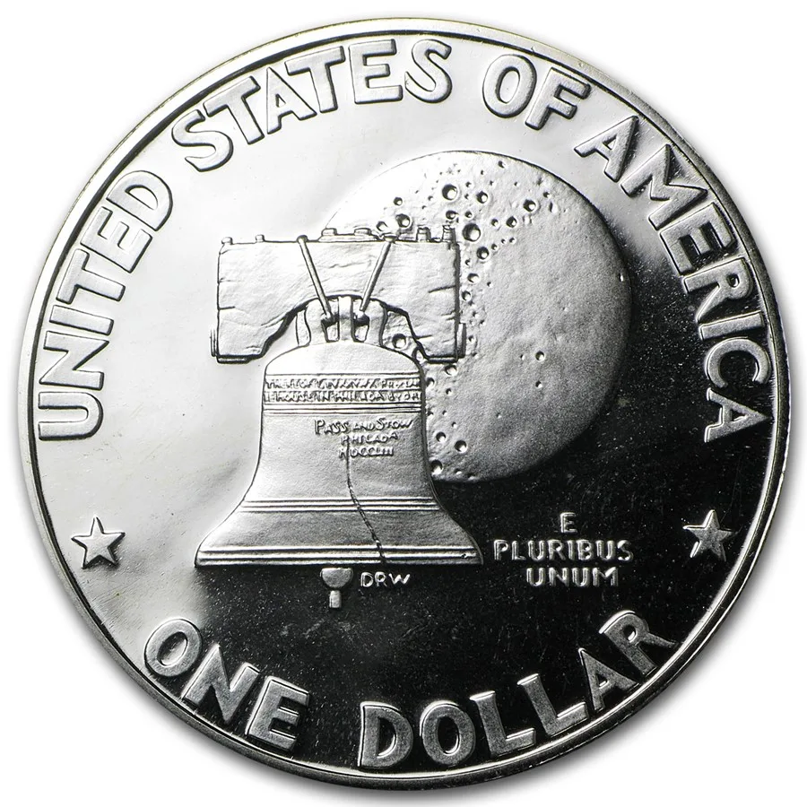 1976-S $1 40% Eisenhower Dollar Proof - Image 2
