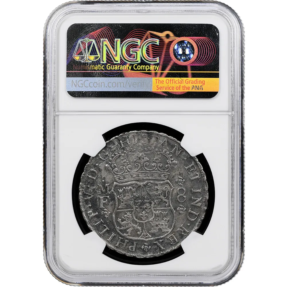 1743-Mo Mexico 8 Reales NGC AU Details