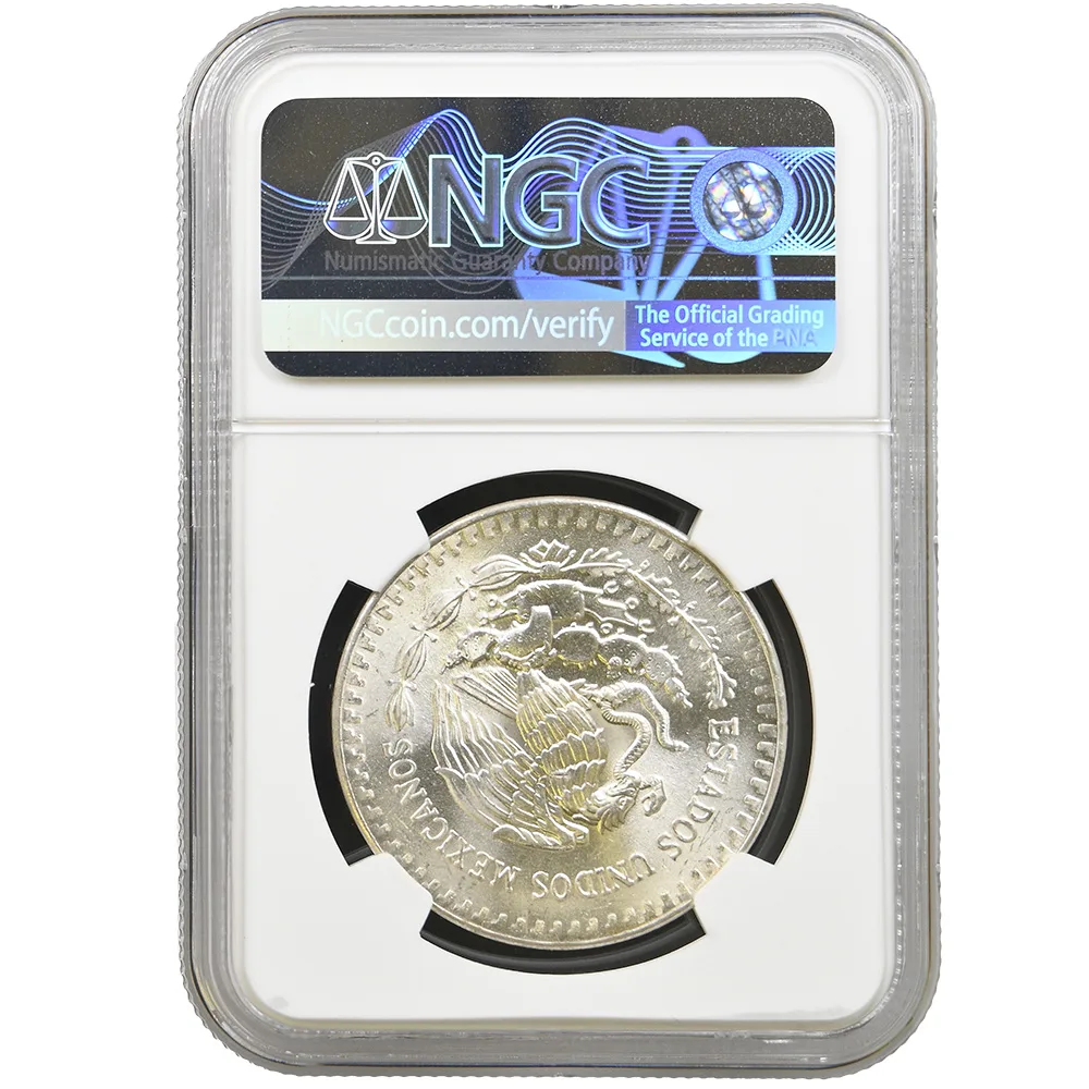 1984 Mexico 1 oz .999 Libertad NGC MS 66