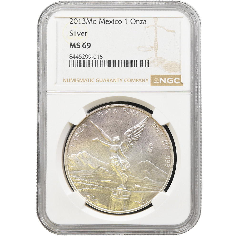 2013 Mexico 1 oz .999 Libertad NGC MS 69