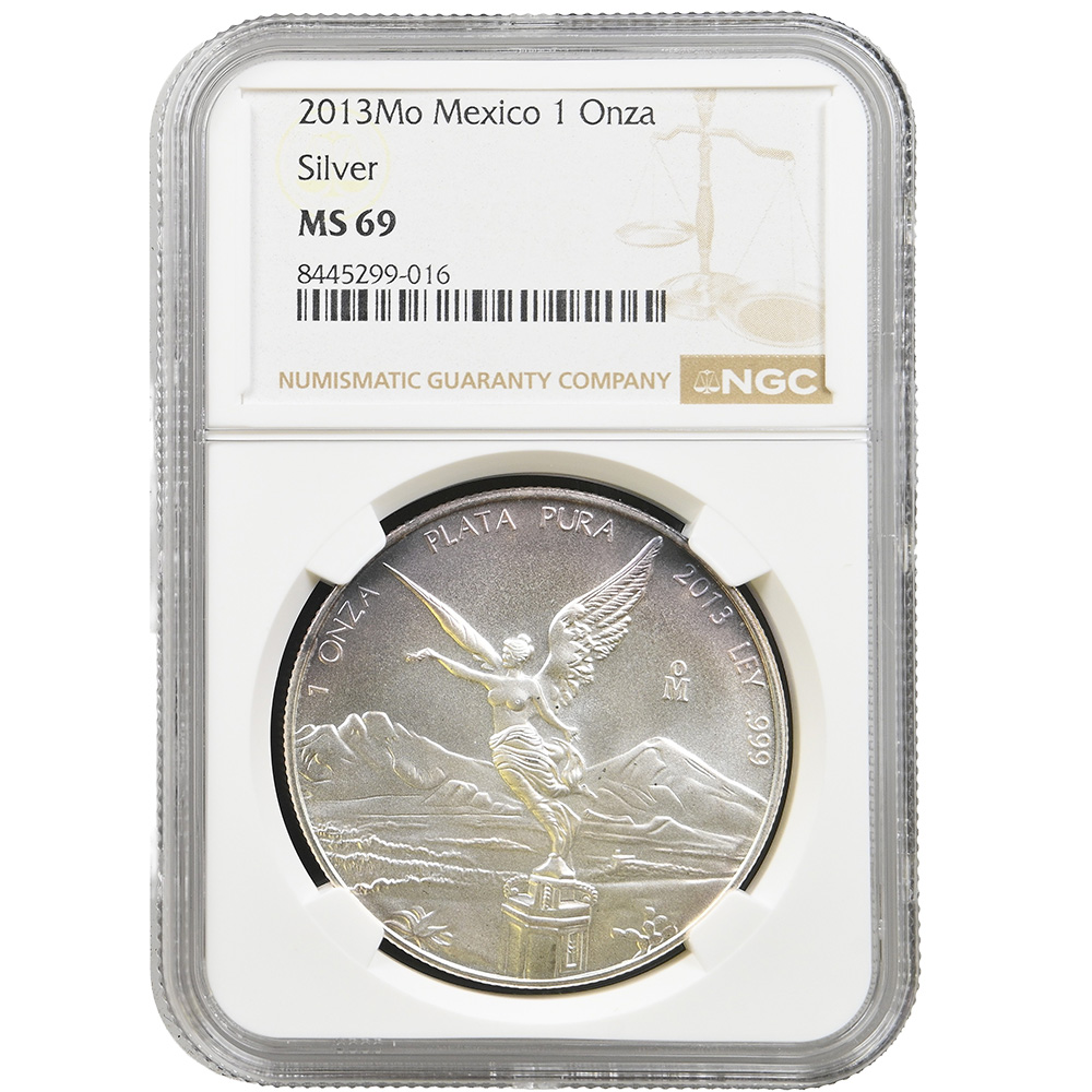 2013 Mexico 1 oz .999 Libertad NGC MS 69