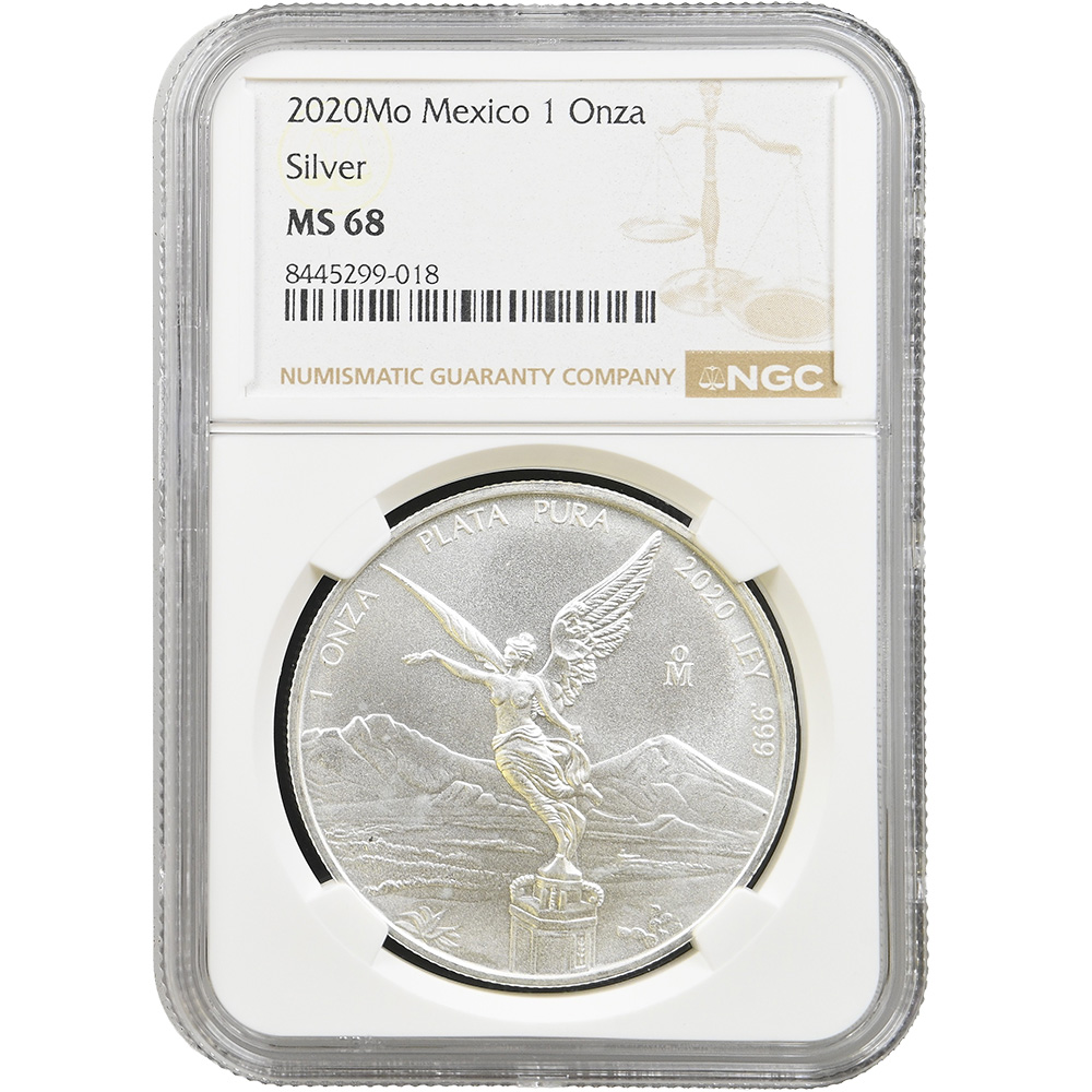 2020 Mexico 1 oz .999 Libertad NGC MS 68