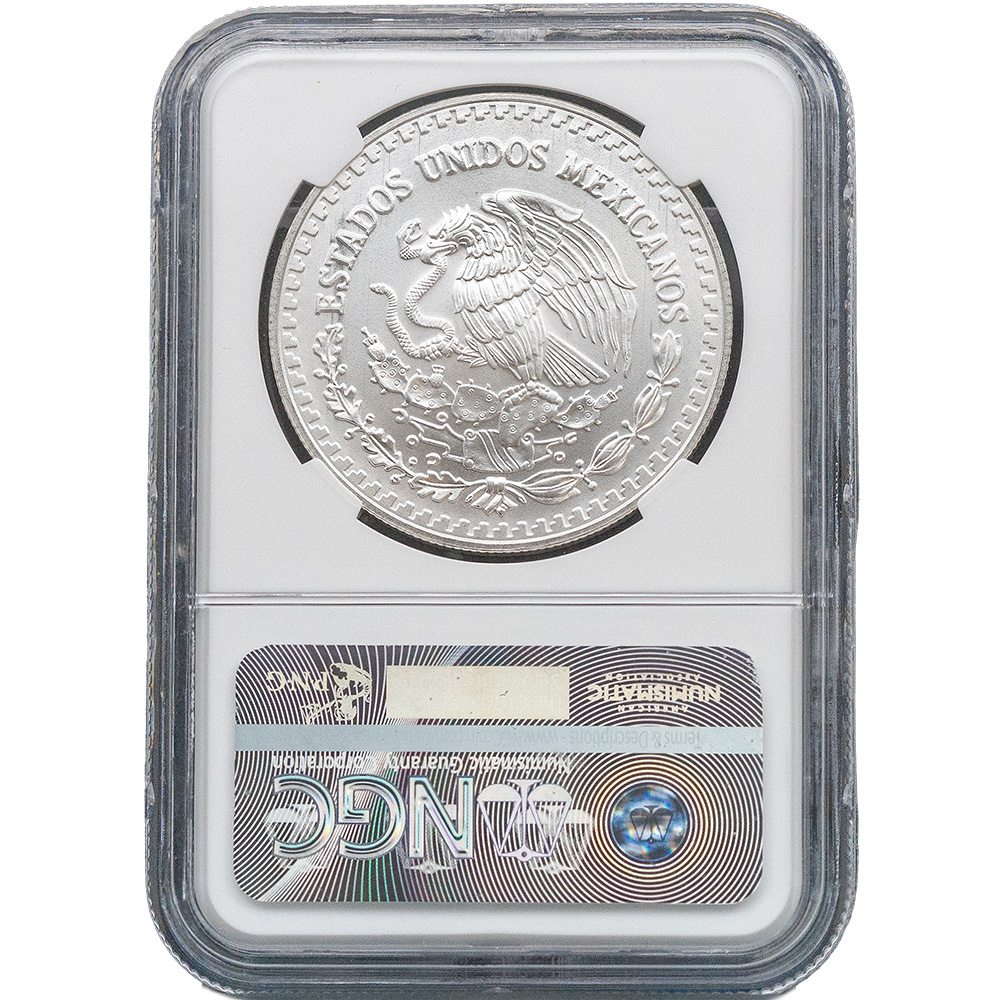 1999 Mexico 1 oz Silver Libertad NGC MS67 Libertad Label
