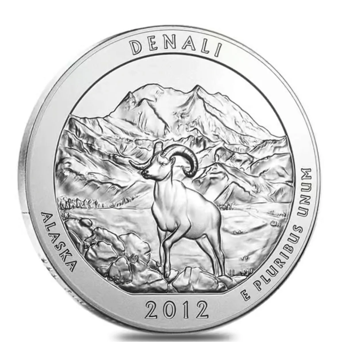 2012-P 5 oz Silver ATB Denali (w/Box & COA)