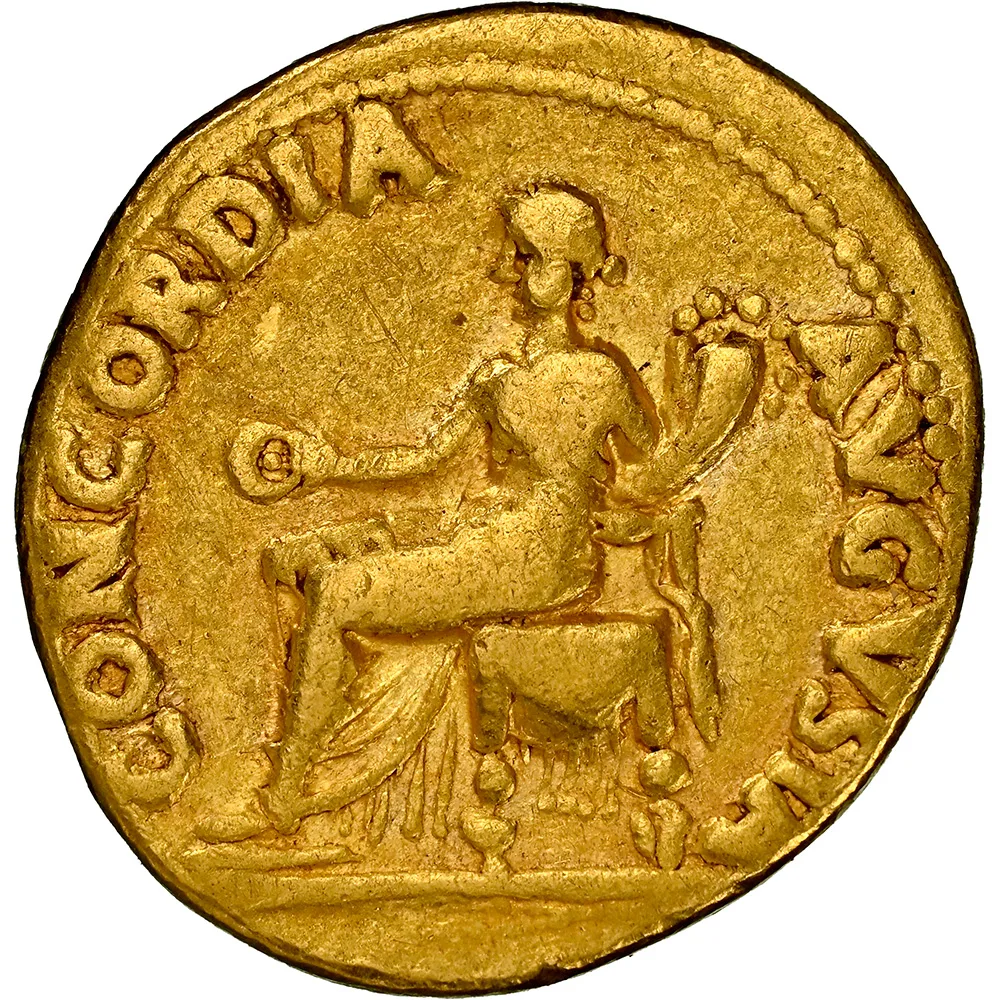 AD 54-68 Nero Roman Empire AV Aureus RIC I# 148 NGC F