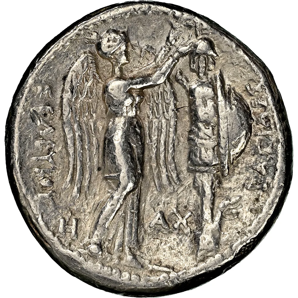 312-281 BC Seleucus I Nicator AR Tetradrachm NGC VF Fine Style