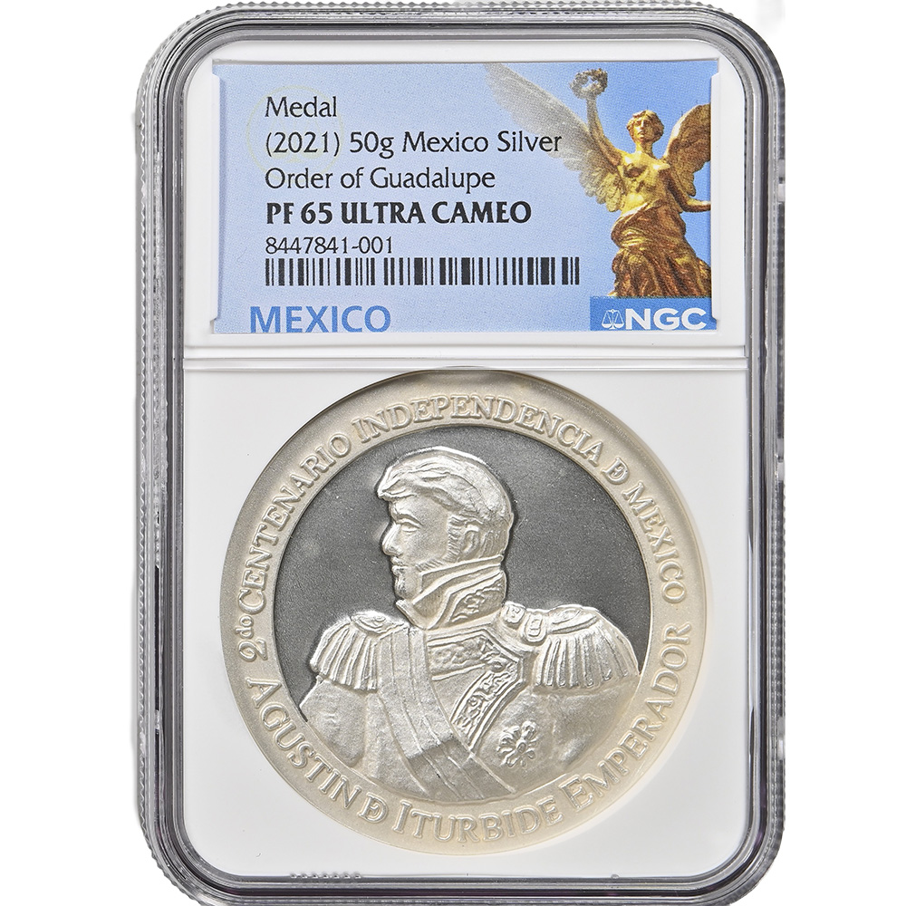 2021 Order Of Guadalupe Medal By Lorenzo Rafael NGC PF 65 Ultra Cameo