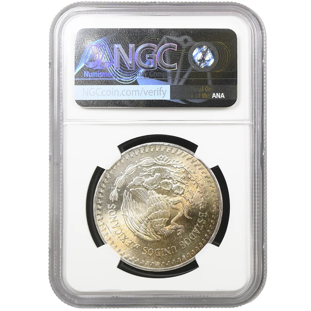 1983 Mexico 1 oz .999 Libertad NGC MS 64 Toned