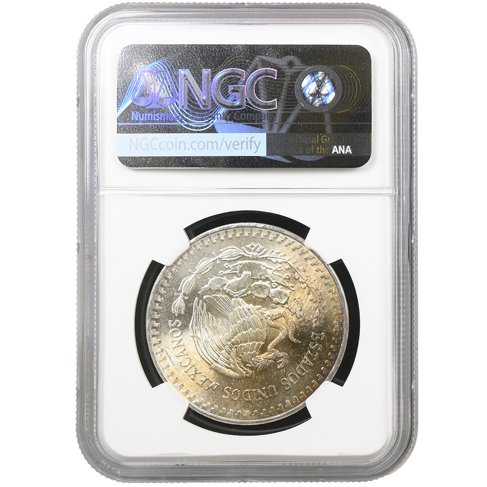 1983 Mexico 1 oz .999 Libertad NGC MS 64 Toned