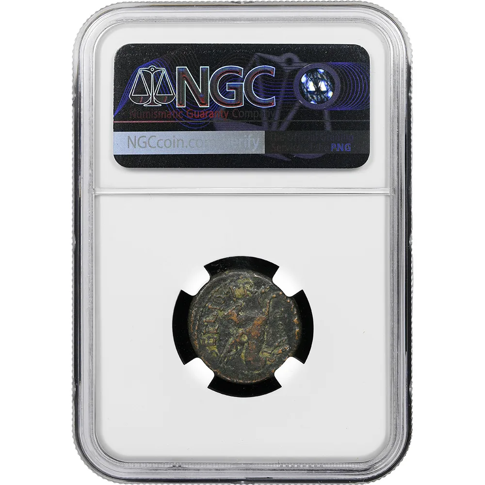 AD 37-41 Roman Empire Corinthia Corinth Caligula AE As NGC VF