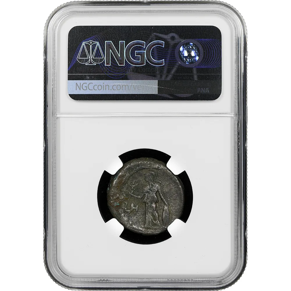 Roman Empire Hadrian BI Tetradrachm yr.8 AD 117-138 NGC Very Fine