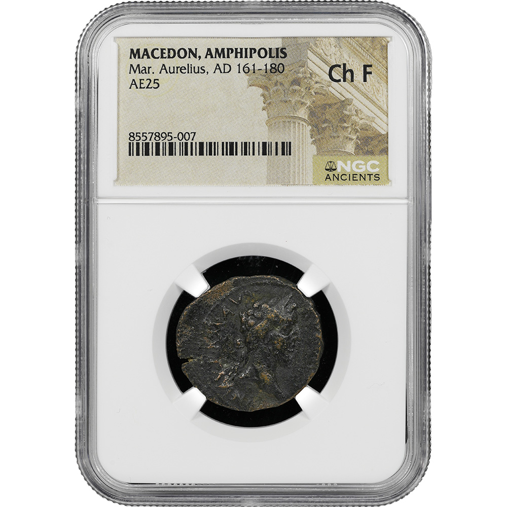Roman Empire Marcus Aurelius 161-180 AE 25 RPC Online IV.1# 7652 NGC CH F