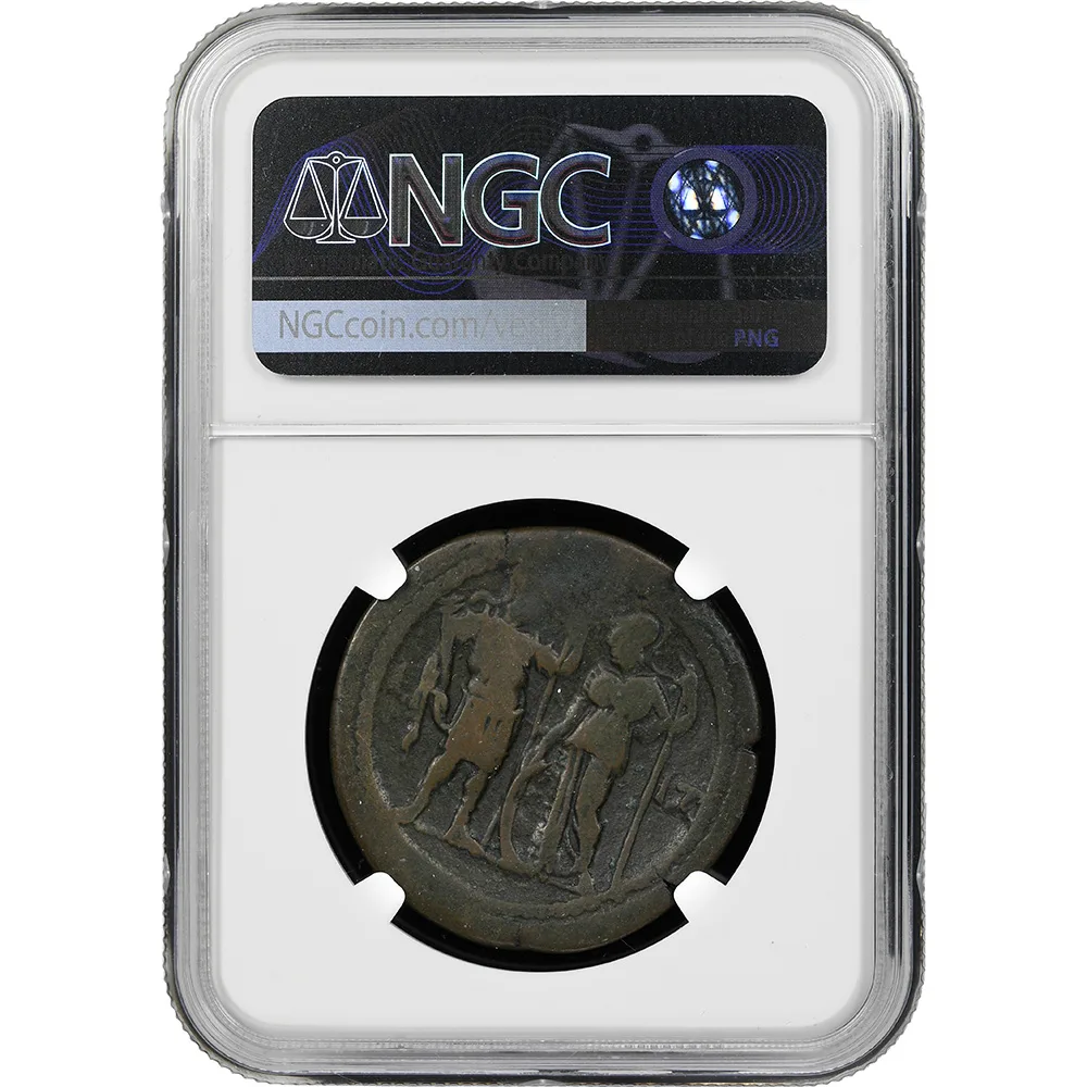 Egypt Alexandria Trajan AD 98-117 AE Sestertius Ares and Athena NGC VG
