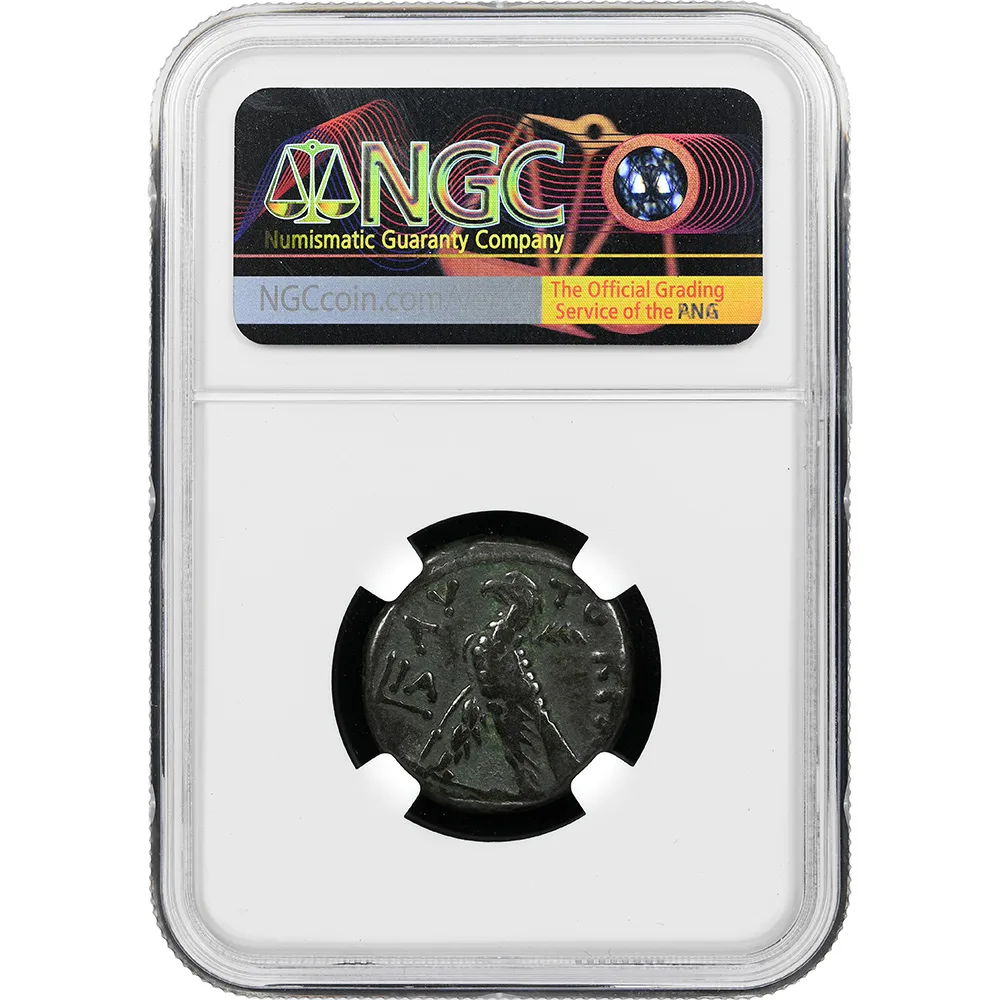 AD 54-68 Nero Egypt, Alexandria Rev. Eagle BI Tetradrachm NGC CH F