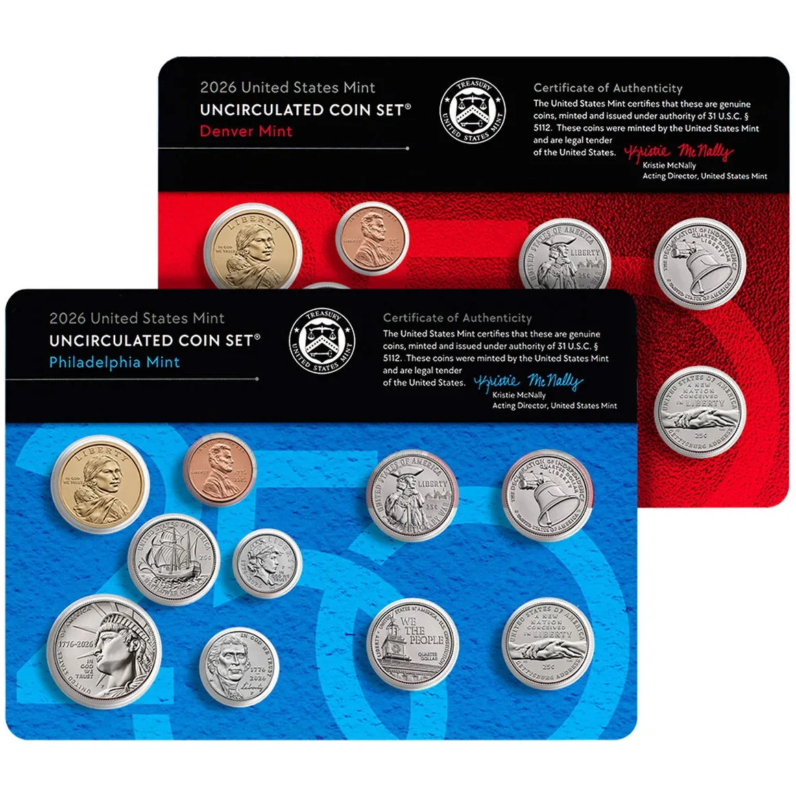 2026 Uncirculated Coin Set