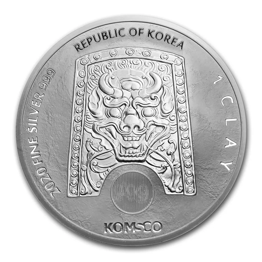 2020 South Korea 1 oz Silver ZI:SIN Rattus BU - Image 2