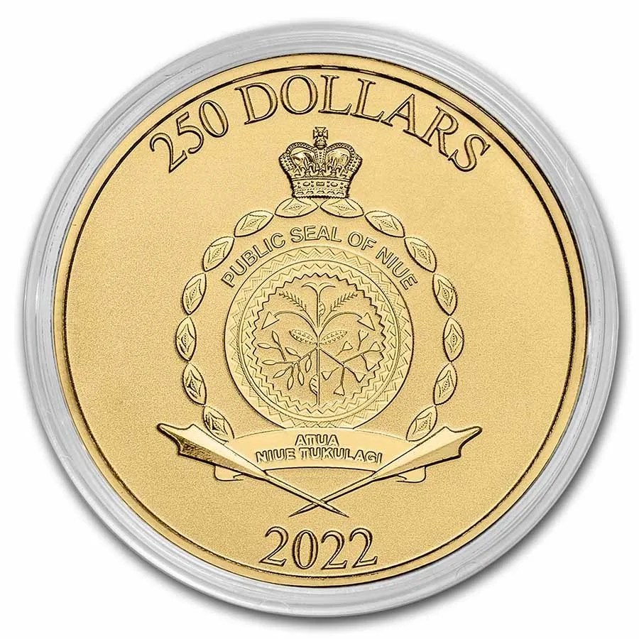 2022 Niue 1 oz Gold $250 Star Wars: Rebel Alliance Bullion - Image 2