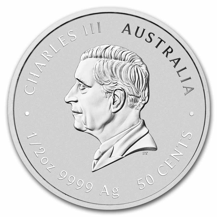 2025 Australia 1/2 oz Silver Lunar Snake BU (Series III) - Image 2