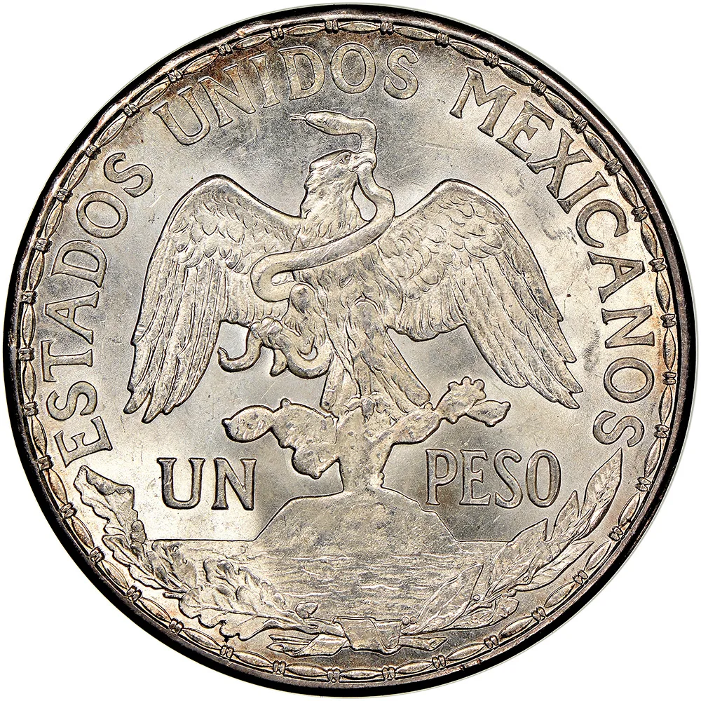 1913 Mexico Caballito Peso NGC MS 65