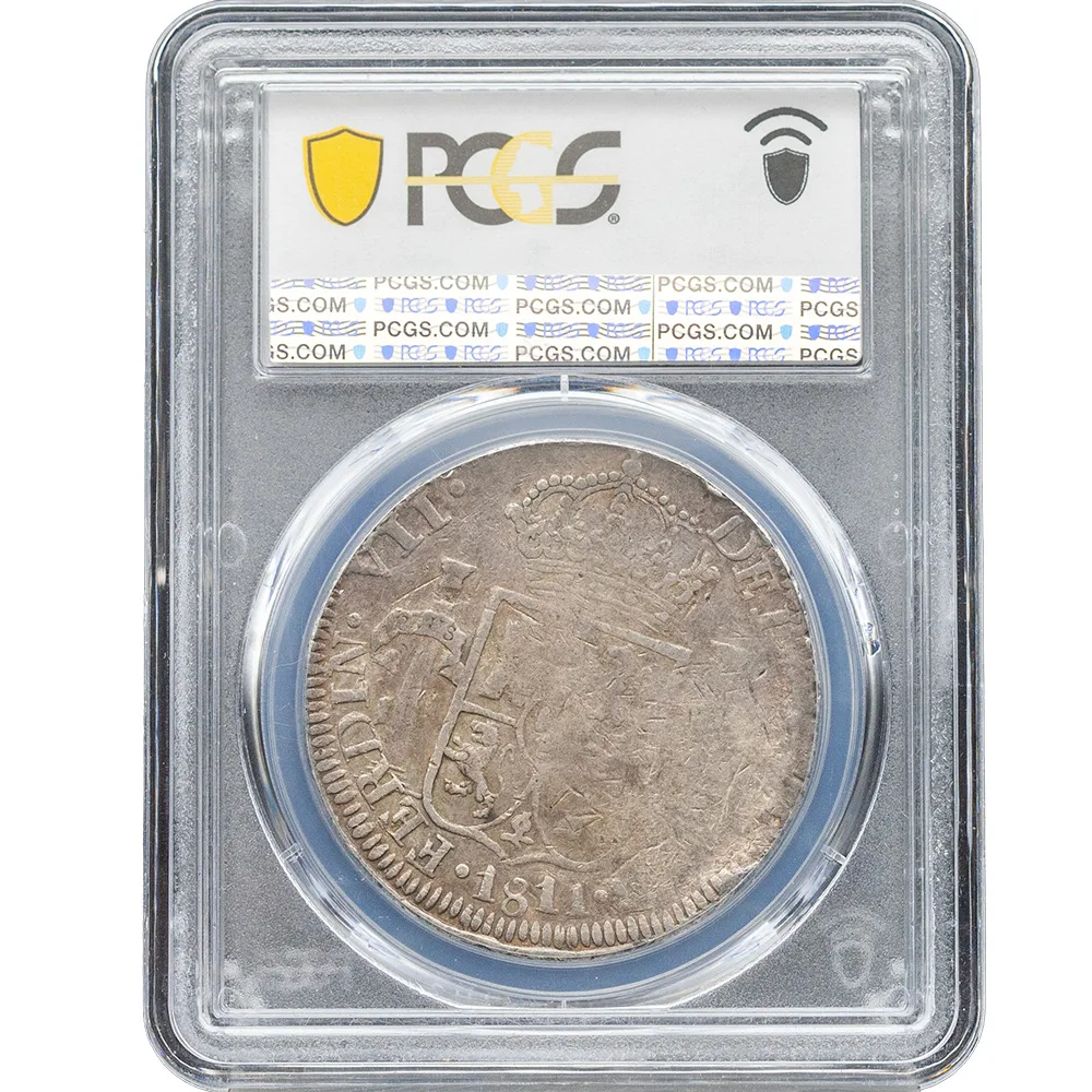 1811-LVO Zacatecas Ferdinand VII Provisional 8 Reales Z8.1.2a L.V.O. T2 Obv B Rev A PCGS VF 20
