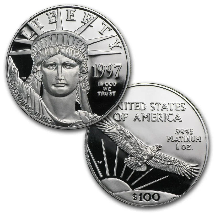 1997 3-Coin Proof Impressions of Liberty Set (Signed, Box & COA) - Image 2