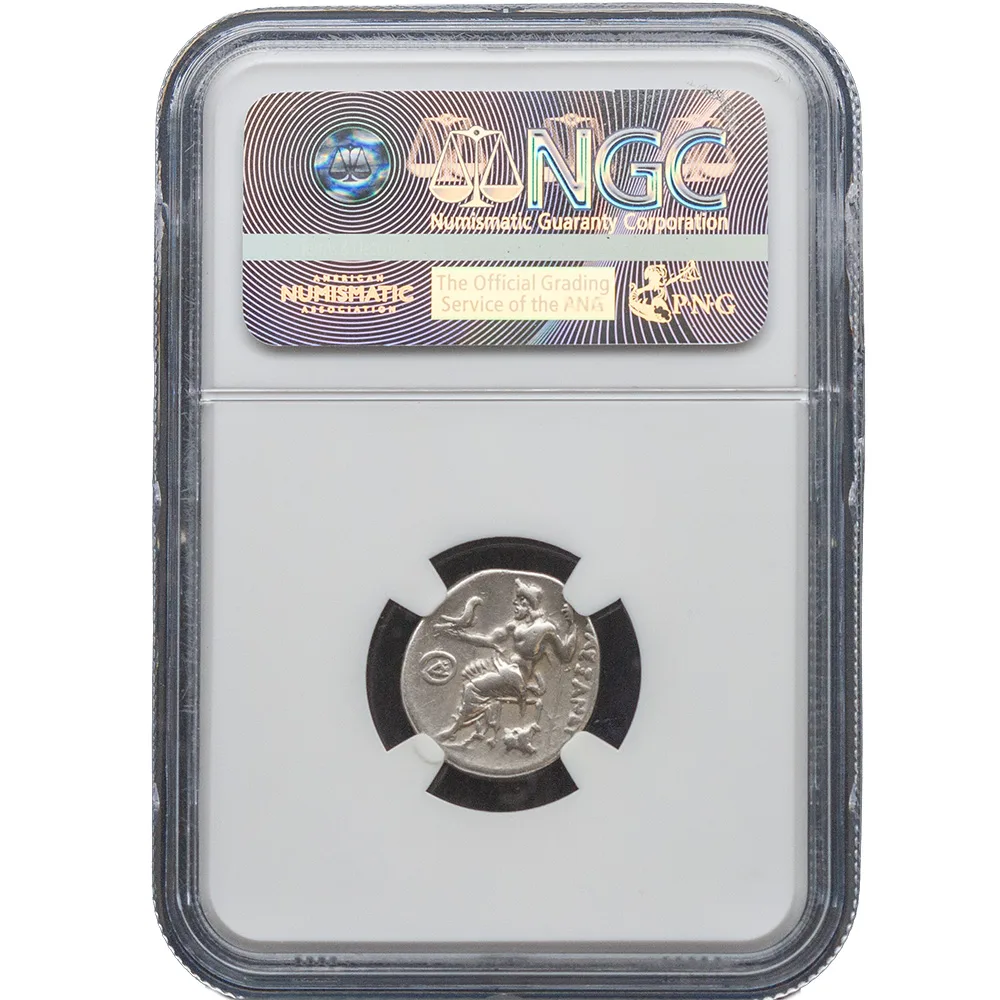336-23 BC Alexander The Great AR Drachm Macedonia NGC CH VF