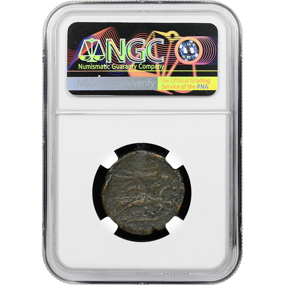 c.214-203 BC Bruttium The Brettii AE Double-Unit NGC VF