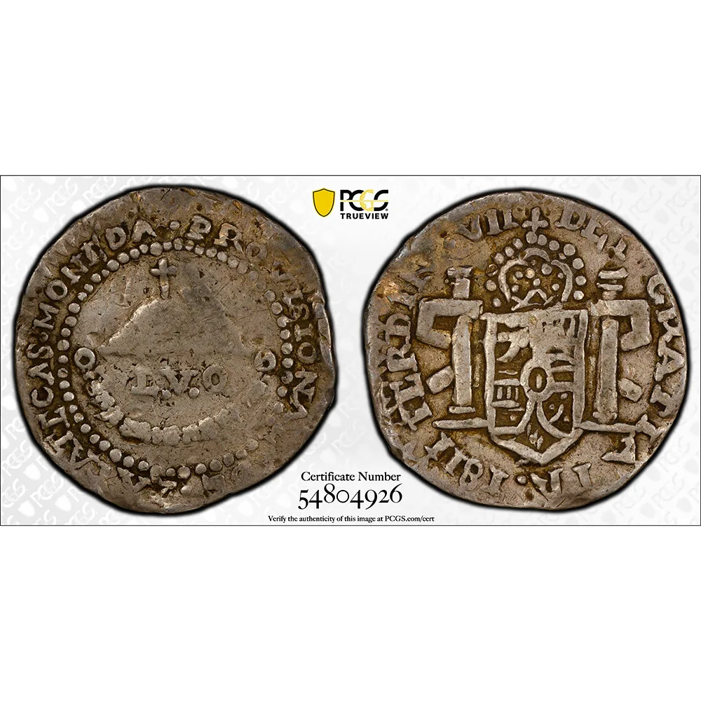 1811-LVO Zacatecas Ferdinand VII Provisional Real Z1.1.1b L.V.O. T1 PCGS VG 10 - Image 4
