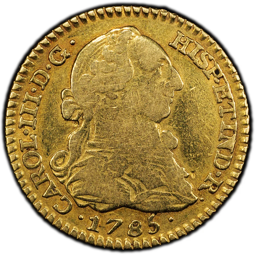 1785 Madrid DV Spain Charles III Escudo PCGS VF 20