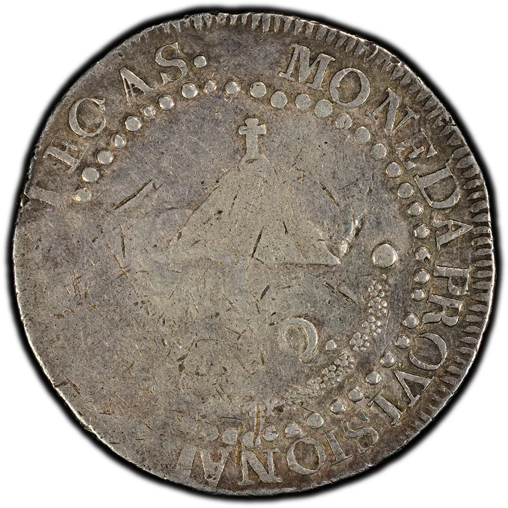1811-LVO Zacatecas Ferdinand VII Provisional 8 Reales Z8.1.2a L.V.O. T2 Obv B Rev A PCGS VF 20