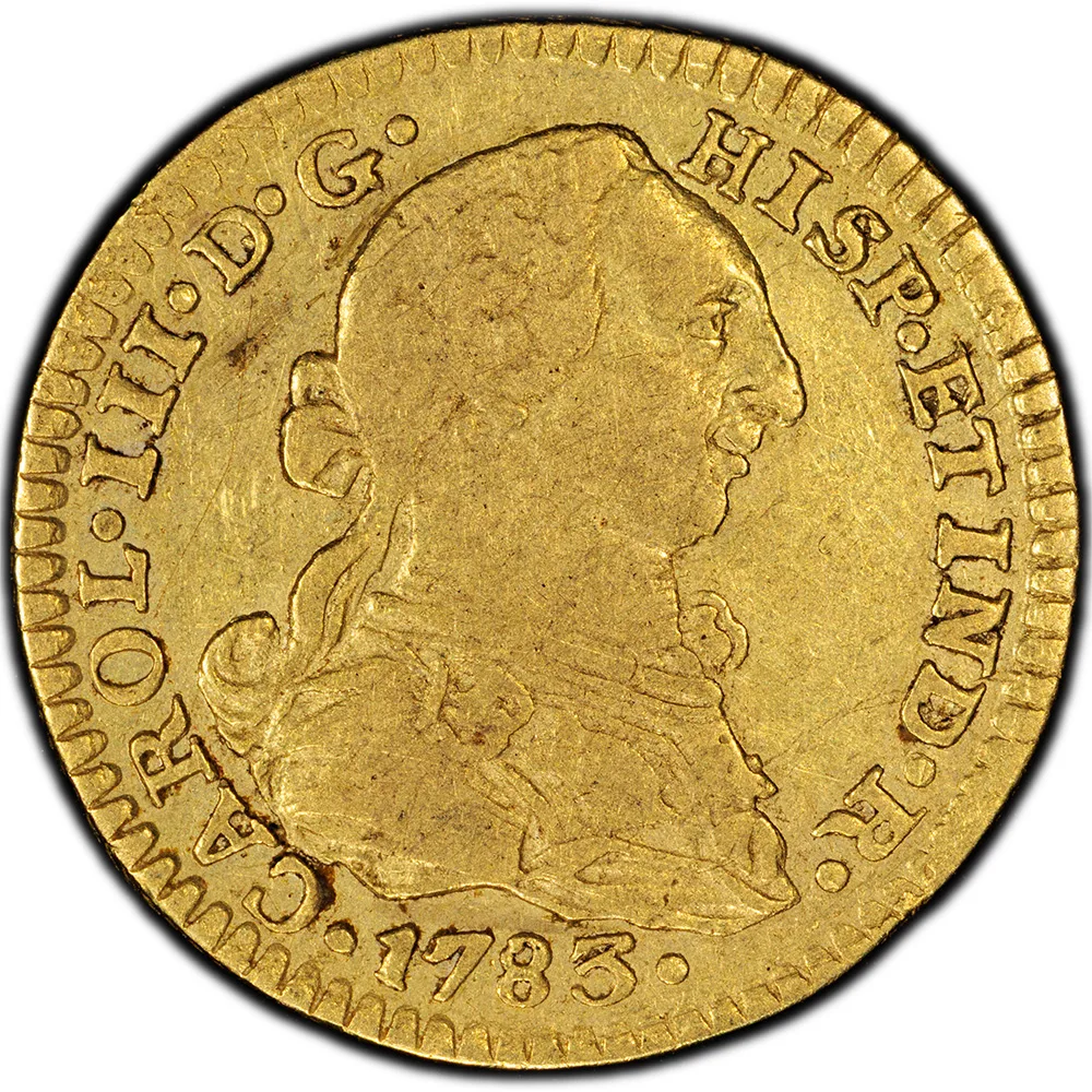 1783-MO|FF Mexico Charles III Escudo PCGS VF 25