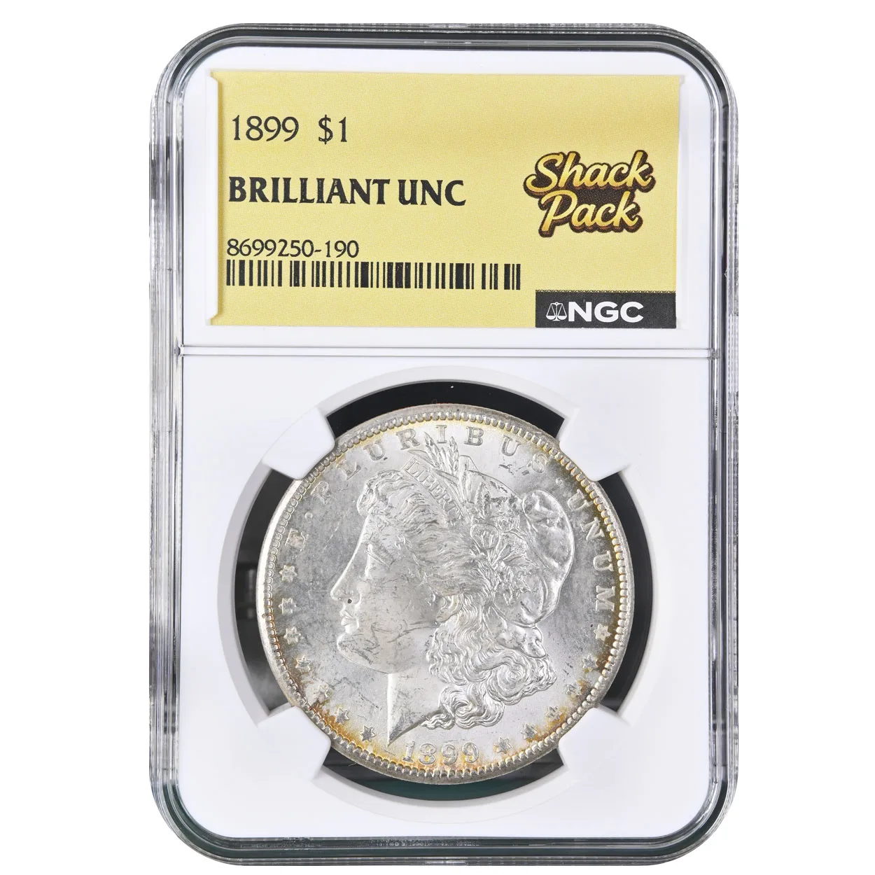 1899 $1 Morgan Dollar NGC Brilliant UNC