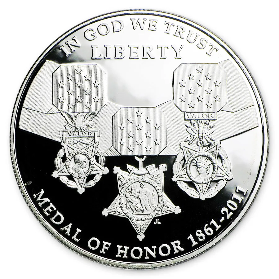 2011-P Medal of Honor $1 Silver Commem Proof (w/Box & COA) - Image 2