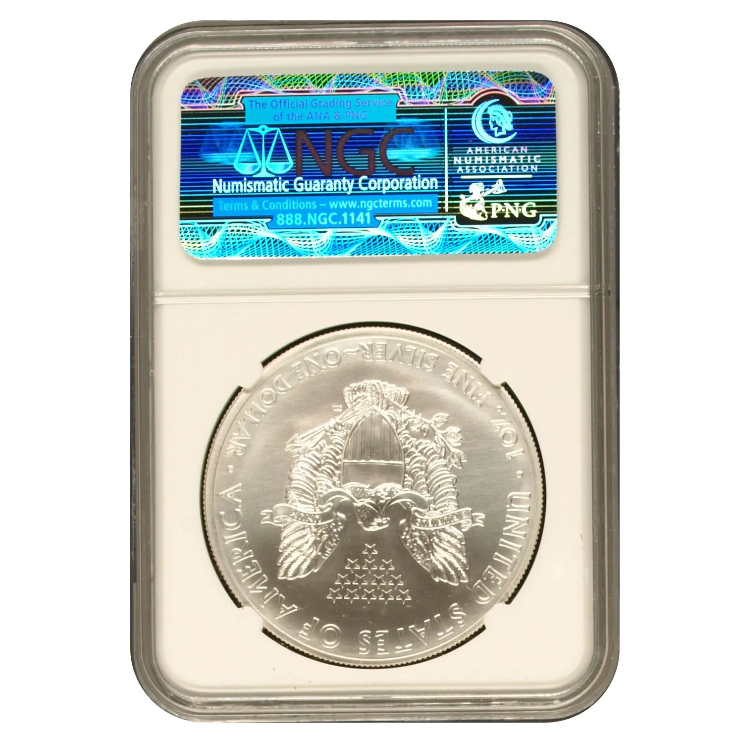 2012 $1 American Silver Eagle NGC MS70 - Image 2